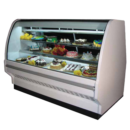 Howard McCray (SC-CBS40E-4C-LS) 51" Wide Refrigerated Bakery Display Case with Two Rear Sliding Glass Doors