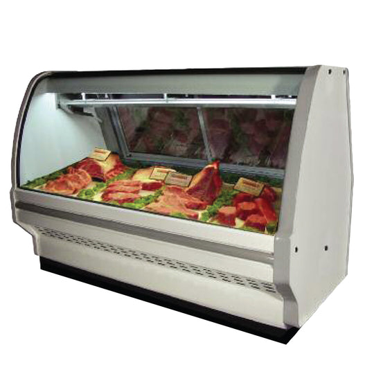 Howard McCray (SC-CMS40E-8C-LED) 99" Refrigerated Meat Case with Four Rear Sliding Glass Doors