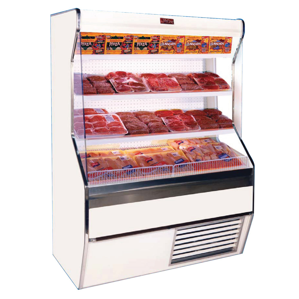 Howard McCray (SC-M32E-4-LED) 50" Wide Open Air Refrigerated Meat Display Case with Three Shelves