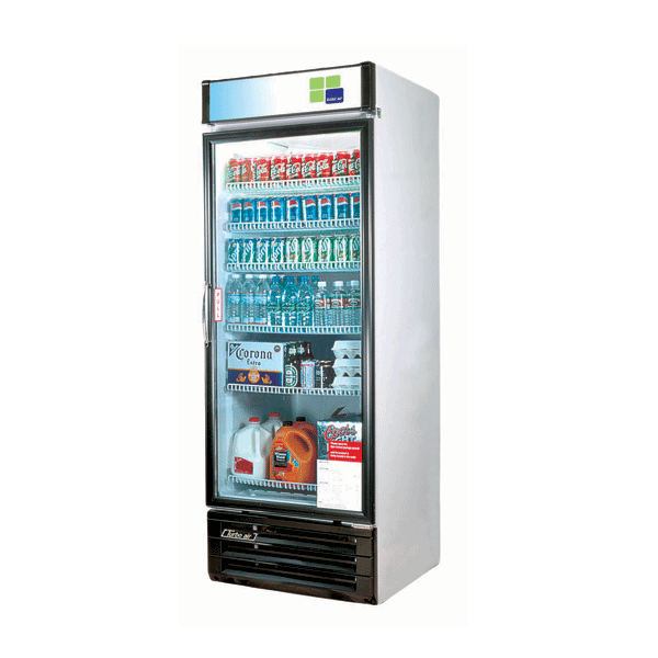 Turbo Air (TGM-22RV) 24" Wide Merchandiser Refrigerator with One Hinged Glass Door
