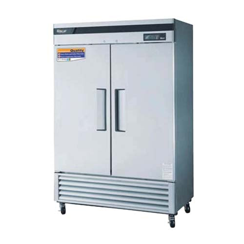 Turbo Air (TSR-49SD-N6) 55" Wide Super Deluxe Reach-in Refrigerator featuring Two Solid Doors