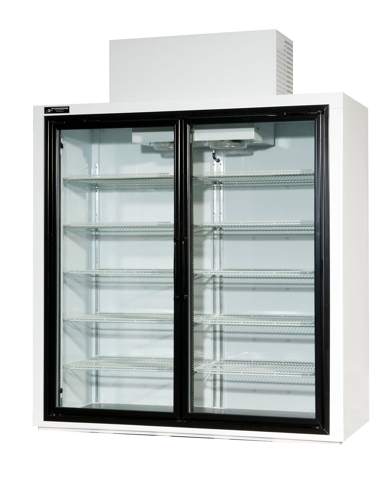 70" Wide Two Door Top Mount Beverage Cooler for Sale | Powers (BT70SD)