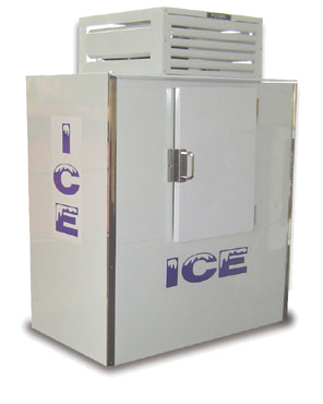 55.5" Wide Outdoor Ice Merchandiser with Solid Door for Sale | (ICB-1)