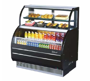 50" Turbo Air Refrigerated Merchandiser & Top Display Case For Sale
