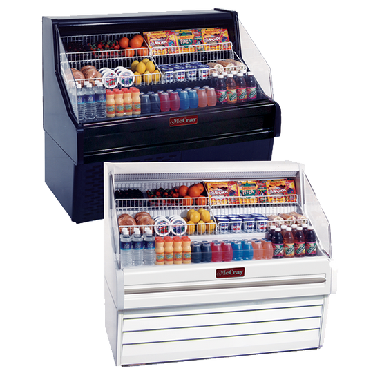 Howard McCray (SC-OS30E-4) 51" Wide Ovation Open Impulse Merchandiser Refrigerator with Step Shelf